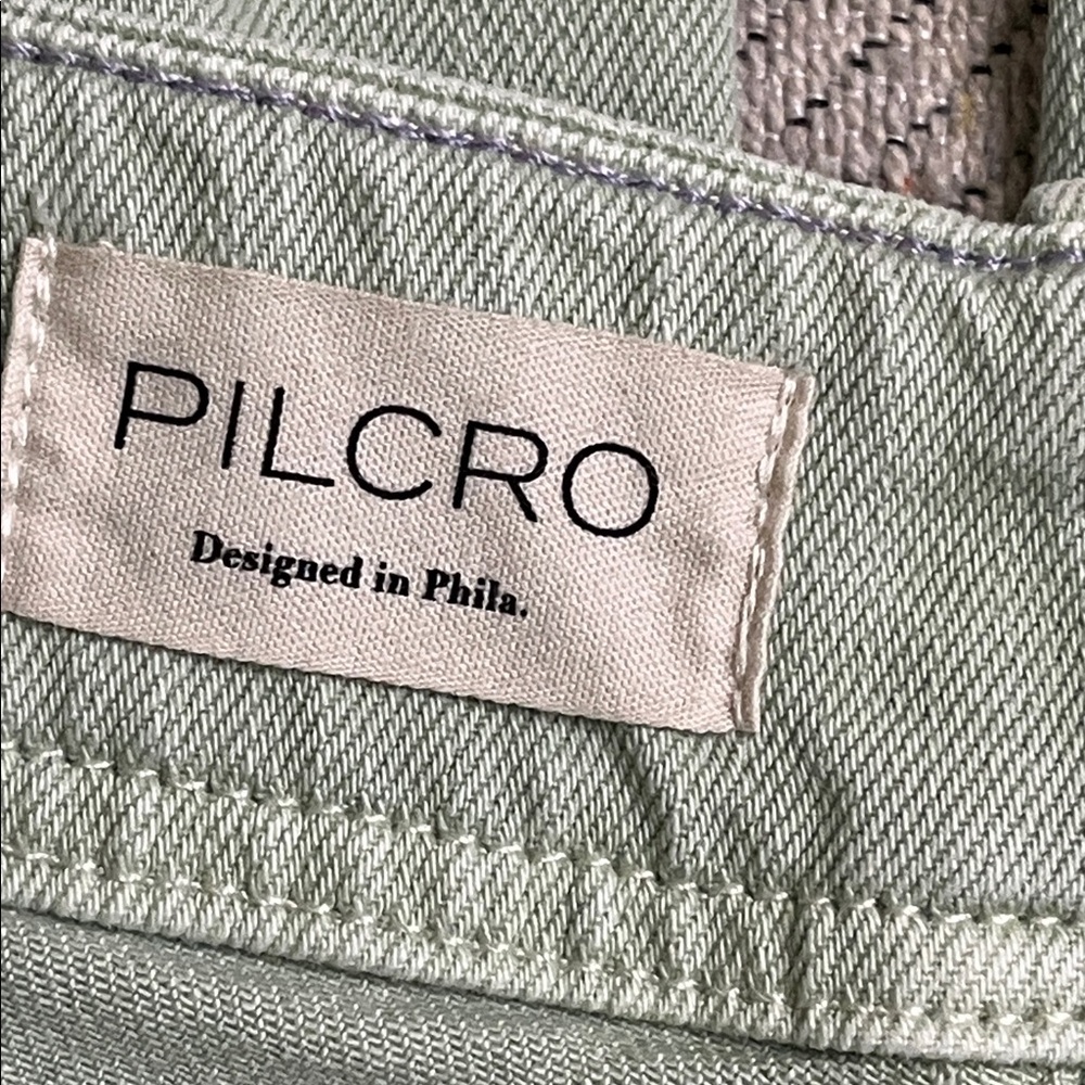 Anthropologie Pilcro Eventide High Rise Wide Leg Chino Trouser Pants, size 28 - Picture 3 of 16